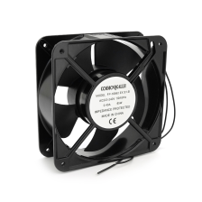 Кулер CCMMCNQGALLH DC sleeve fan 2pin під паяння - 180*180*60мм, 220V/0,43A, 2600об/хв, 65W 