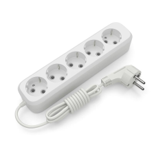 Мережевий подовжувач  Electrum 2.0m 5 роз, white