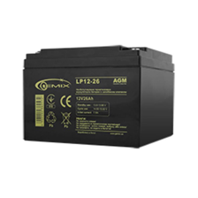 Акумуляторна батарея для ДБЖ Gemix 12V 26AH (LP12-26)