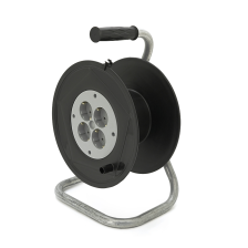 Котушка 25м без кабелю на 4 гнізда із заземленням Ø250 мм