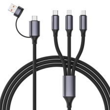 Кабель Cablexpert CC-USB2S-ACM31-1.5M, A\C-тато-Lightning/Micro/Type-C, 1.5 м.