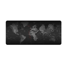 Килимок  300*250 тканинний Карта світу з боковою прошивкою, товщина 2 мм, колір Black, ОЕМ