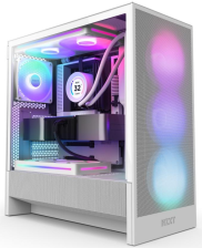Корпус  NZXT H5 Flow RGB Compact All White (CC-H52FW-R1)