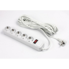 Мережевий фільтр Gembird SPG5-G-10MG, 5 розеток, 10 m