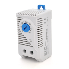 Термостат CHINT NTK1-111G, AC: 250V/10A, 0~60°C, NO. 10A@250VAC, DIN, 33*65*39mm