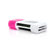 Кардрідер MERLION CRD-4YE TF/Micro SD, USB2.0, Purple, OEM Q1500