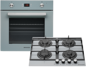 Комплект (духова шафа  + варильна поверхня) GRANADO GEO 62-1310 grafito + GGH 62-104 grafito glass