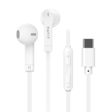 Навушники  Havit HV-E336C USB-C White (HV-E336C)