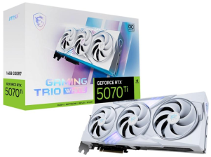 Відеокарта  MSI GeForce RTX 5070 Ti 16G GAMING TRIO OC WHITE