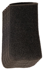 Фільтр поролоновий  Einhell 10л, 5шт, до пилососу 2347160 2351135