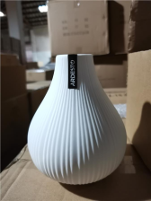 Ваза  Ardesto Lucca, 13х15.5см, порцеляна, білий AR3802W