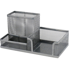 Підставка для дрібниць  Axent 203x105x100мм, wire mesh, silver (2116-03-A)