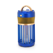 Знищувачі комах та комарів Y-18, охоплення 360°, акб 1600mAh, UV-лампа 365нм, синя, 183*81мм 