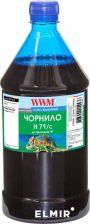 Чорнило WWM для HP №711 1000г Cyan (H71/C-4)
