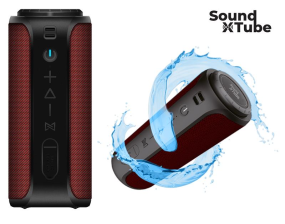 Акустична система   2E SoundXTube TWS, MP3, Wireless, Waterproof Red 2E-BSSXTWRD