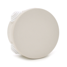 Коробка розподільна зовнішня  PIPO Р12 80х40мм; IP54; пластик; (РР) 4 гермовводи; біла; Q50