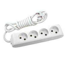 Мережевий подовжувач Panasonic X-tendia 4 гнізда, 3 м, з захистними шторками, сірий