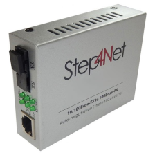 Медіаконвертер Step4Net 10/100Base-TX to 100Base-FX, SM, 1550nm, SC/PC, 20км 
