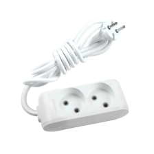 Мережевий подовжувач Panasonic X-tendia 2 гнізда, 5 м, з захистними шторками, сірий