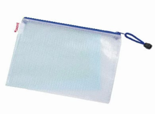 Папка на блискавці  Axent А4, transparent, assorted colors (1406-00-А)