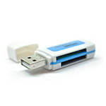 Кардрідер MERLION CRD-5BL TF/Micro SD, USB2.0, Orange, OEM Q50
