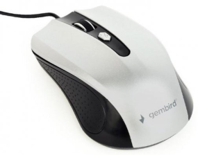 Мишка GEMBIRD MUS-4B-01-BS Silver/Black USB