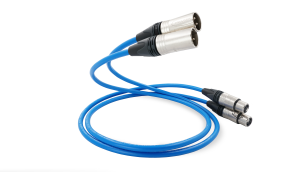 Кабель Melodika Sky Blue Cable 2x XLR - 2x XLR, lenght 1,5m