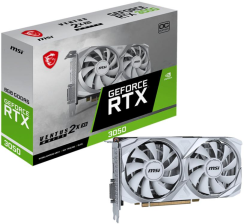 Відеокарта  MSI GeForce RTX 3050 VENTUS 2X XS WHITE 8G OC
