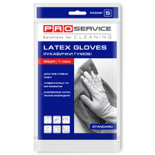 Рукавички PRO service Універсальні Латексні Міцні 1 пара S (4823071628692)