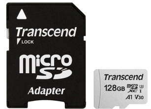 Карта пам'яті Transcend 128GB microSDXC class 10 UHS-I U3 (TS128GUSD300S-A)