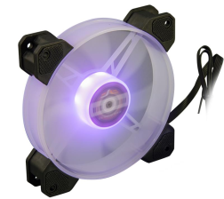 Кулер Frime Iris LED Fan Mid RGB HUB (FLF-HB120MRGBHUB8), 120х120х25 мм, 6-pin, Black
