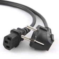 Кабель живлення Cablexpert (євровилка) 1 м  Cablexpert PC-186-1M 3*0.5 мм кв.