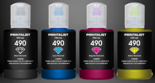 Чорнило  Printalist Canon . (PL490SET4)