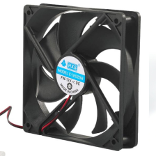 Кулер для корпуса Merlion HXS 12025 DC sleeve fan 4pin MOLEX - 120*120*25мм, 12V/0.15A, 1100об/хв