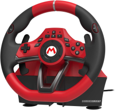 Кермо  Hori Switch Mario Kart Racing Wheel Apex for Nintendo Switch Red (NSW-228U)