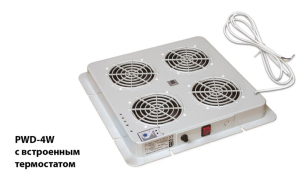  Блок вентиляторів покрівлі ZPAS PWD-4W, DP200A, з терморегулятором, 230В, сірий W-0200-06-04-011