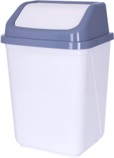 Кошик для сміття  Violet House 35х22.5х30 см White-grey (0099 WHITE -GREY з/кр. 20 л)