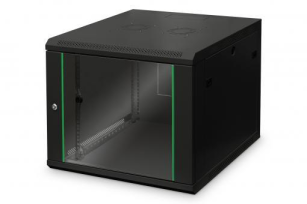 Шафа  DIGITUS Wall Mounting Dynamic Basic, 19" 9U 600x600, RAL 9005 DN-1909U-6/6-EC-SW
