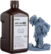 Фотополімерна смола  ELEGOO Resin, Standard 2кг, grey (50.103.0273)