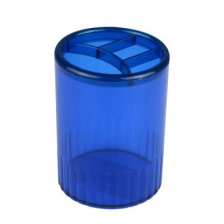 Підставка для ручек  Delta by Axent Stationery glass-stand, 4 compartments, blue (D4009-02)