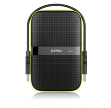 Зовнішній жорсткий диск HDD Silicon Power 2TB 2.5" USB 3.0 Armor A60 Black 