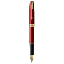 Ручка пір'яна  Parker SONNET 17 Intense Red GT  FP F (86 215)