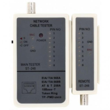 Тестер кабельний  RJ-45 + BNC Merlion (ST-248BNC)