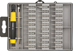 Насадки прецизiйнi TOPEX з тримачем, набiр (пiд викрутку) 32 шт.*1 уп. 39D555