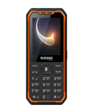 Мобільний телефон Sigma mobile X-style 310 Force Type-C Dual Sim Black-Orange
