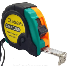 Рулетка гумова  STANDART, 7,5м, Q48