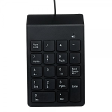Дротова клавіатура  Gembird KPD-U-03 USB Black