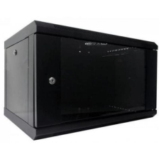 Шафа настінна  Hypernet 4U 19" 600x300 (WMNC-30-4U-FLAT-BLACK)