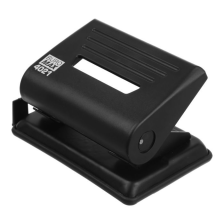 Діркопробивач  Buromax пластиковий, до 12 аркушів, 120 х 80 х 65 мм, чорний (BM.4021-01)