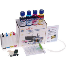 Система безперервної подачі чорнила (СБПЧ) WWM HP Universal №21/129/130/140 (IS.0405)